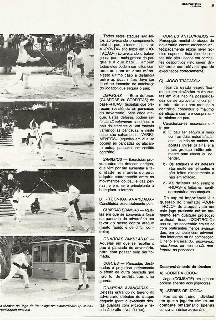 artigo de jogo do pau 1983